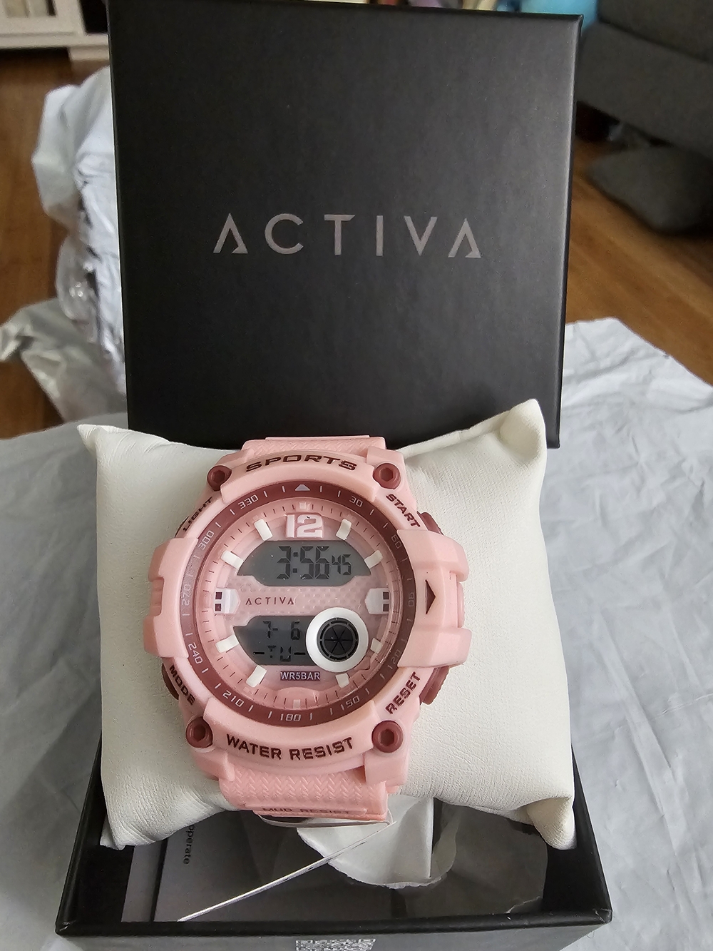 Activa X Invicta Pink Dual-Display Sports Watch